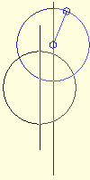 Modifying any of the objects keeps its perpendicularity with the other.