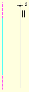 Drawing the end point of the line so that the line is parallel to the existing one.